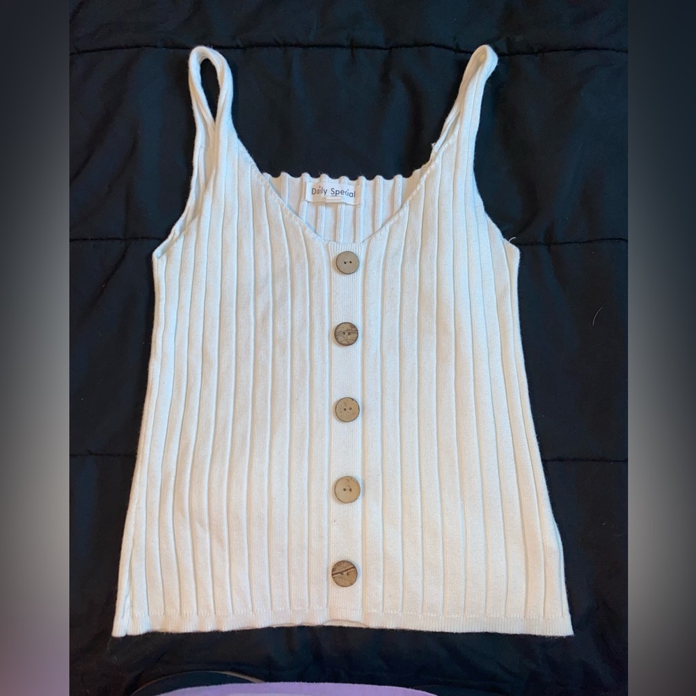 Womens White Tank Top